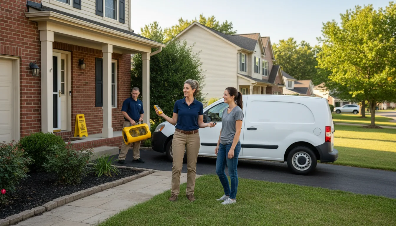 Residential water damage restoration in Austin, NV